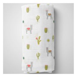 1st Step 100% Muslin Swaddle - White-89