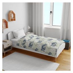 Divine Casa 100% Cotton Single Kids Dohar Blanket For Toddler Cement and Blue-image-62