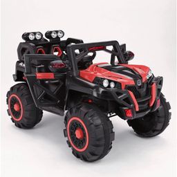 JNCreations Monster Wheel 4X4 BQ 2188 Kids Battery Operated Ride on Jeep -Red-10