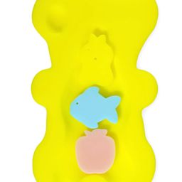 Mom Cares Newborn Baby Bath Sponge for Bathing Baby in Bath Tub -Yellow-picture-10