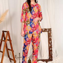 aaivan Women Printed Night suit-image-93