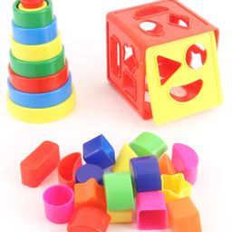 ratnas Ratanas Shape Sorter and Stacker- Multicolour image 2