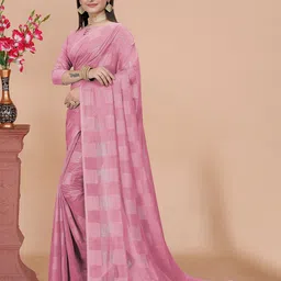 K 5 Fashion Striped Embroidered Pure Georgette Saree-picture-37