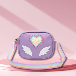 Asthetika Kids Embellished PU Sling Bag-image-96