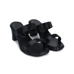 CHINRAAG Block Sandals with Bows-7