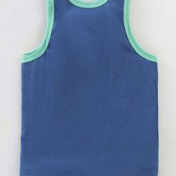 Simply Interlock Sleeveless Vests Dino Print Pack of 3 - Navy Yellow & Red image 5