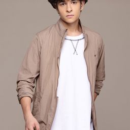 The Roadster Lifestyle Co. Stand Collar Tailored Jacket-picture-39