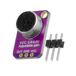 MAX4466 Microphone Amplifier MAX4466 Electret Microphone Amplifier Adjustable Gain for Arduino - RS1040/RS3133MAX4466 Microphone Amplifier MAX4466 Electret Microphone Amplifier Adjustable Gain for Arduino - RS1040/RS3133-25