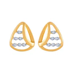 P.C. Chandra Jewellers 14 kt Gold & Diamond Earrings-picture-28