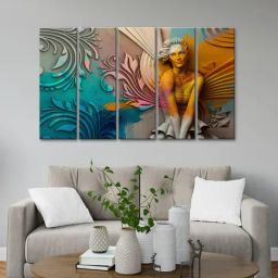 999Store Printed Multicolor MDF Wall Art-image-78