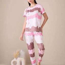 Sweet Dreams Multicolored Printed Pyjama Set-picture-31