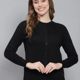 Monte Carlo Black Wool Cardigan-image-4
