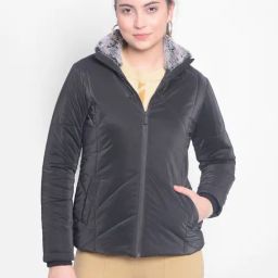 Crimsoune Club Black Regular Fit Puffer Jacket-picture-23