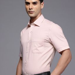 Louis Philippe Classic Striped Pure Cotton Formal Shirt-image-66