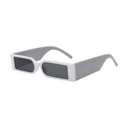 Ted Smith Grey Square UV Protection Unisex Sunglasses-image-73