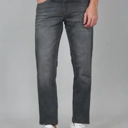 Cantabil Grey Regular Fit Jeans-image-20