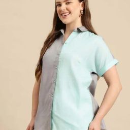 Qurvii Grey Casual Shirt-picture-36