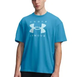 Under Armour Blue Regular Fit Printed Sports T-Shirt-picture-12
