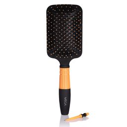 VEGA Paddle Hair Brush with Stick E15-PB - Black & Orange-30