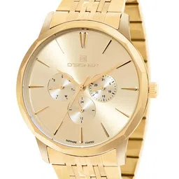 D'SIGNER Men Round Dial & Bracelet Style Straps Analogue Multi Function Watch 869GM.4G-picture-4
