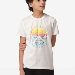 Red Tape Kids White Printed T-Shirt-image-69