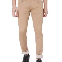 Spykar Beige Slim Fit Jeans-image-23