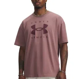 Under Armour Pink Regular Fit Printed Sports T-Shirt-picture-48