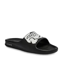 Lacoste Men's Croco 2.0 Black Slides-image-30