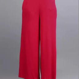 Lyra Pink Cotton Flared Pants-image-25
