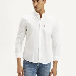 Levi's White Cotton Slim Fit Shirt-picture-46
