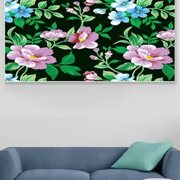 DEKORSTATION Multicoloured 1 Piece Canvas Floral and Botanical Wall Paintings-image-31