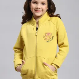 Monte Carlo Kids Yellow Printed Full Sleeves Sweatshirt-picture-4