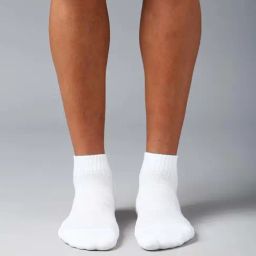 Van Heusen White Cotton Solid Socks - Set of 1-image-77