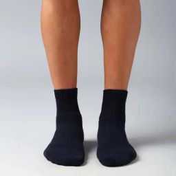Van Heusen Navy Cotton Solid Socks - Set of 1-image-73