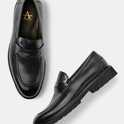 Arrow Men MARCOS Leather Formal Loafers-picture-20