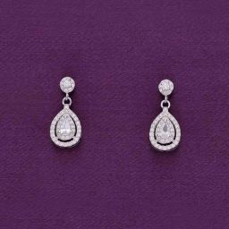Kai Jewel Sterling Silver Dazzling Delight Drop Earrings for Women-image-1