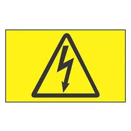 PANDUIT Pre Printed Labels LABEL, HI VOLTAGE SYMBOL, 38.1MMX25.4MM, 200PCS IN DISPENSER, PLD-56.-8