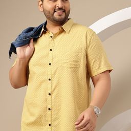 Sztori Men Plus Size Printed Casual Shirt-image-96