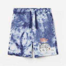 Fame Forever by Lifestyle Boys Navy Cotton Printed Shorts-image-31