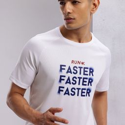 HRX by Hrithik Roshan Typography Printed Raglan Sleeves Rapid-Dry Running T-shirt-image-47