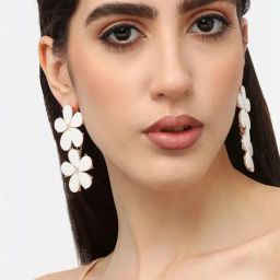 Sohi Gold Plated Designer Party Drop Earrings image 3