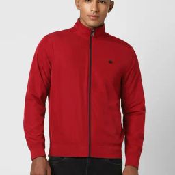 Peter England Navy Regular Fit Jacket-picture-48