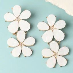 Sohi Gold Plated Designer Party Drop Earrings-17