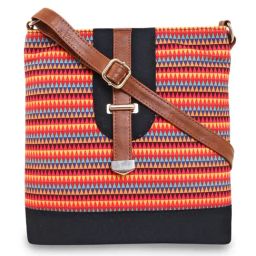 Sabhyata Multicolor Printed Medium Cross Body Bag-14