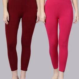 TWIN BIRDS Women Pack Of 2 High Ankle Leggings-image-83