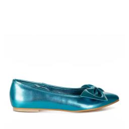 Rag & Co Women's Blue Flat Ballets-image-43