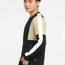 Jack & Jones Multi Regular Fit Colour Block Sweatshirt image 3