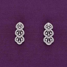 Kai Jewel Sterling Silver Trendy TearDrop Zirconia Drop Earrings for Women-image-13