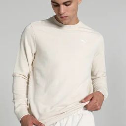 Puma White Cotton Regular Fit Sweatshirt-40