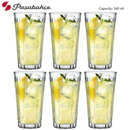 Pasabahce Transparent Nessie Water Glasses (0.34 L) - Set of 6-image-72